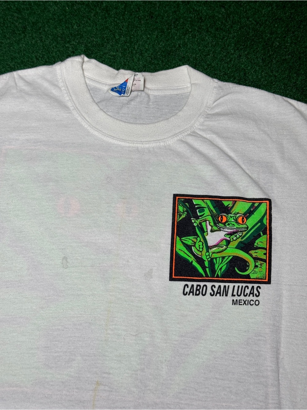 Tree Frog Graphic T Shirt Cabo Vintage 90s Mexico - Picture 4 of 8